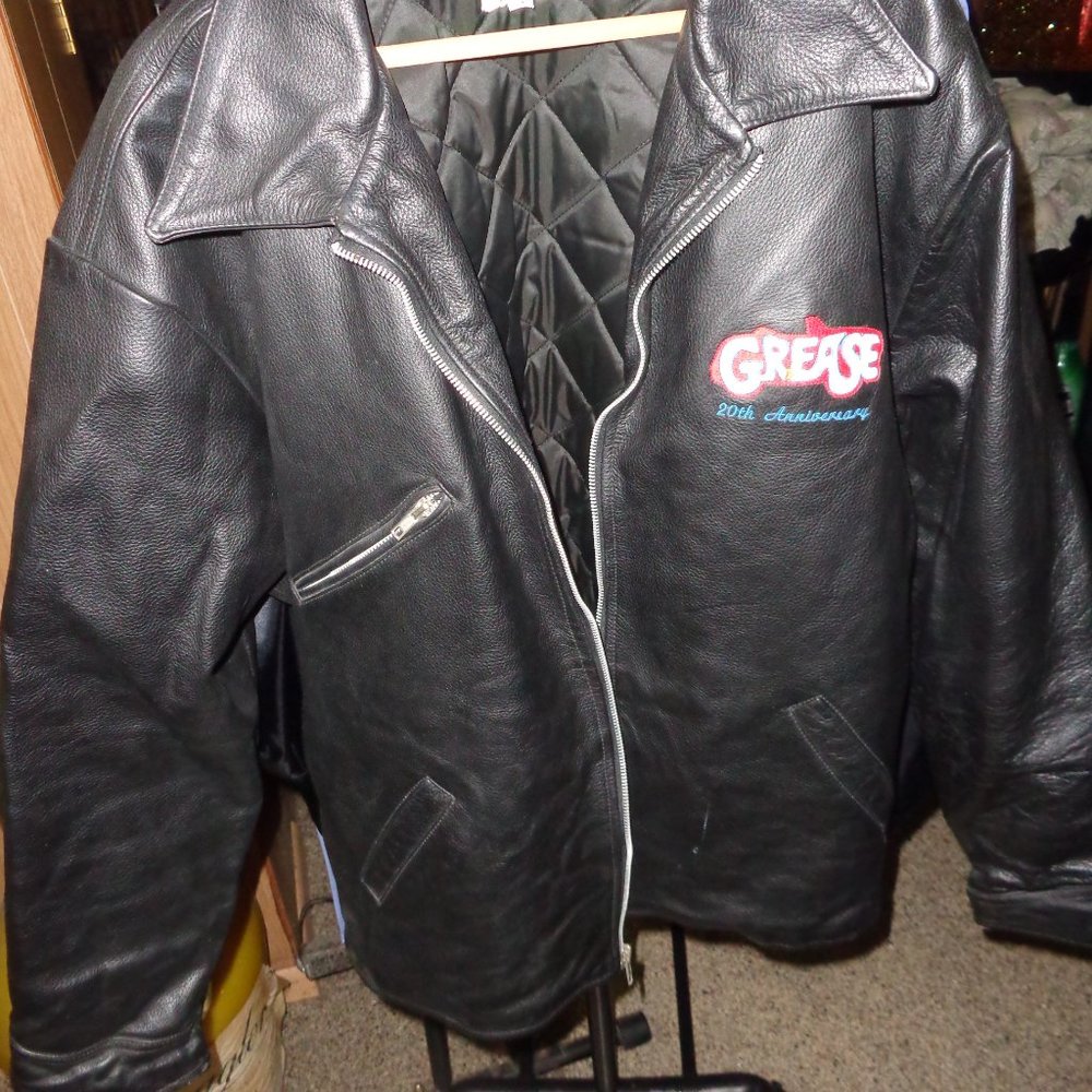 20th Anniversary Grease Leather Jacket Gem